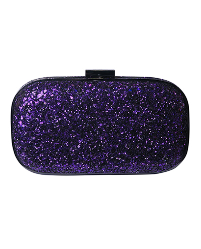 Marano Glitter Clutch, front view